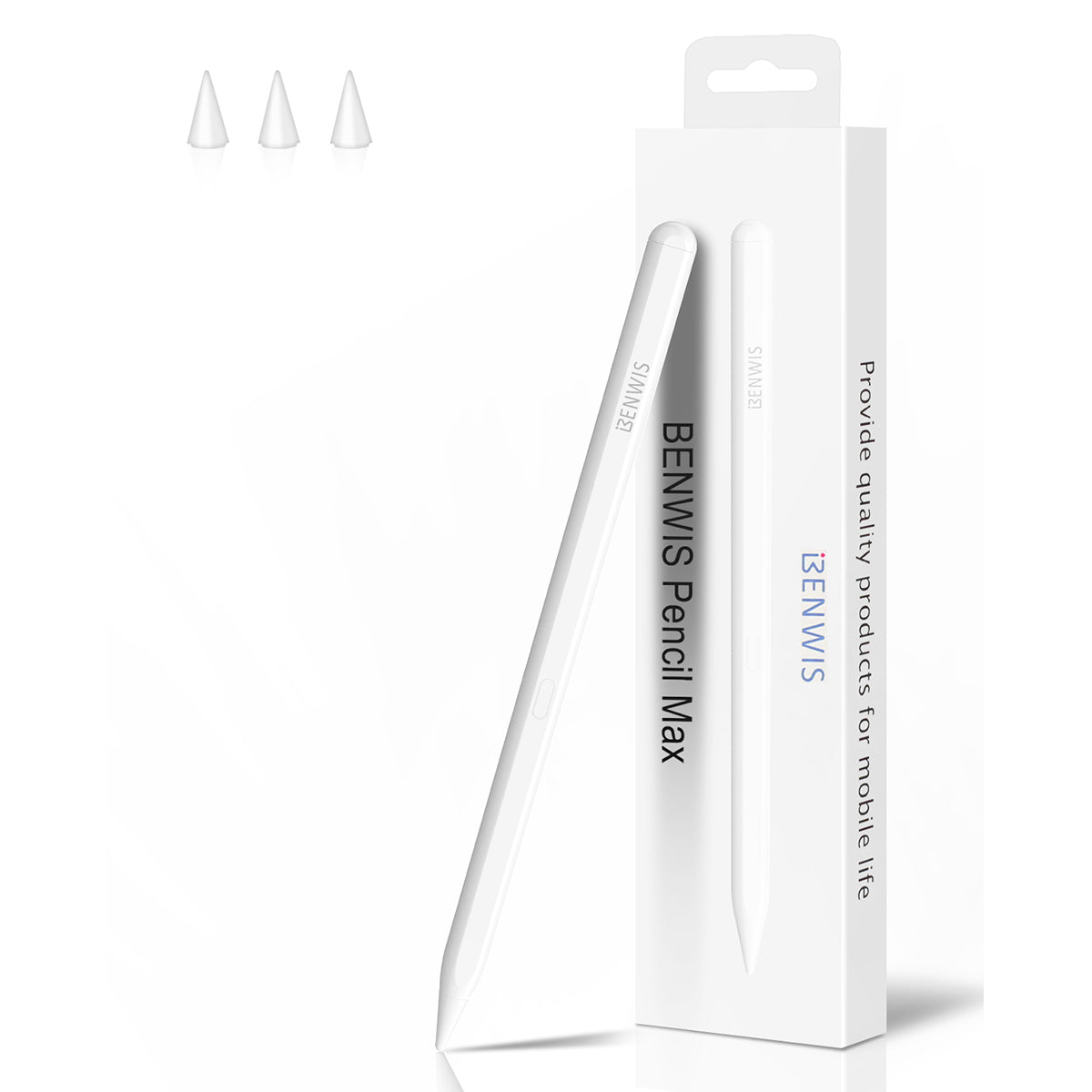 BENWIS ID-STY-1 Pencil Max Stylus Pen High Sensitivity Capacitive Disc Tip Touch Screen Pen BENWIS ID-STY-1 Pencil Max Stylus Pen High Sensitivity Capacitive Disc Tip Touch Screen Pen